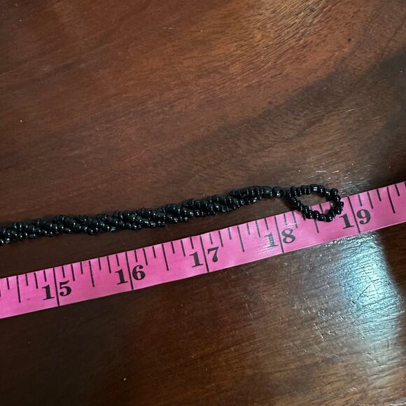 Beaded Necklace ASet of 3 Beachy Boho Choker Pendant Flower Shell Medallion Lot - Picture 9 of 11